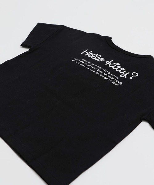 sanrio（サンリオ）の「〈サンリオ〉ハローキティ/半袖Tシャツ（Tシャツ/カットソー・キッズ・チャコール/ブラック/スモークピンク/クリーム・100cm/110cm/120cm/130cm/140cm/150cm/160cm）」の17枚目の写真