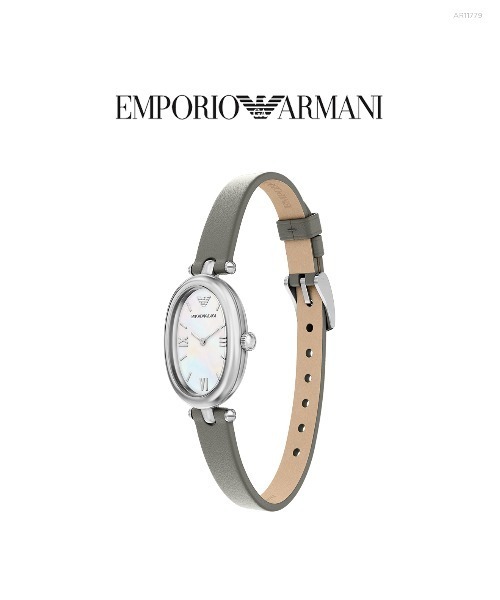 EMPORIO ARMANI(エンポリオアルマーニ)の「エンポリオ・アルマーニ 腕時計 レディース アナログ レザー AR11779(アナログ腕時計・レディース・グレー・FREE)」の12枚目の写真