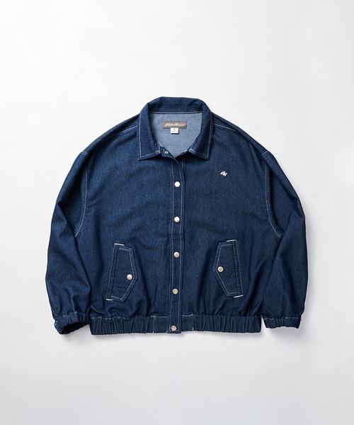 Eddie Bauer(エディーバウアー)の「イージーウェア オーバーサイズブルゾン(ブルゾン・レディース・インディゴブルー/アイボリー/ライトブルー・S/M/L/XL)」の16枚目の写真