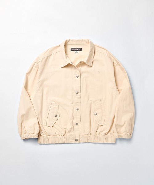 Eddie Bauer(エディーバウアー)の「イージーウェア オーバーサイズブルゾン(ブルゾン・レディース・インディゴブルー/アイボリー/ライトブルー・S/M/L/XL)」の14枚目の写真