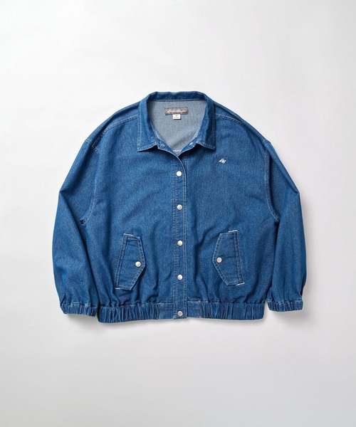 Eddie Bauer(エディーバウアー)の「イージーウェア オーバーサイズブルゾン(ブルゾン・レディース・インディゴブルー/アイボリー/ライトブルー・S/M/L/XL)」の15枚目の写真