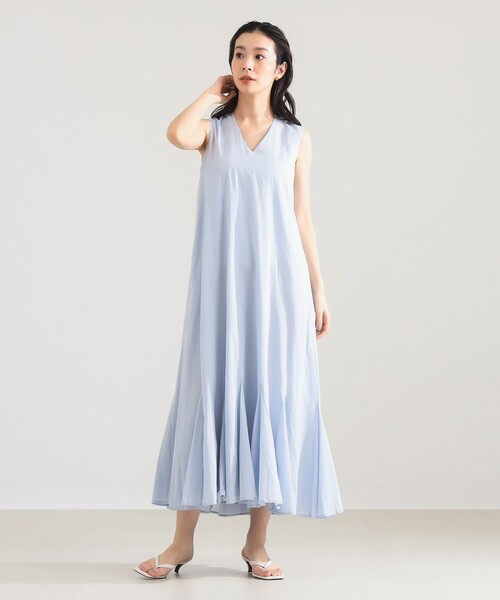 MARIHA（マリハ）の「【別注】MARIHA / 夏の月影  ワンピース ソリッド（ワンピース・レディース・ライトブルー/インディゴブルー・38S/36S）」の5枚目の写真