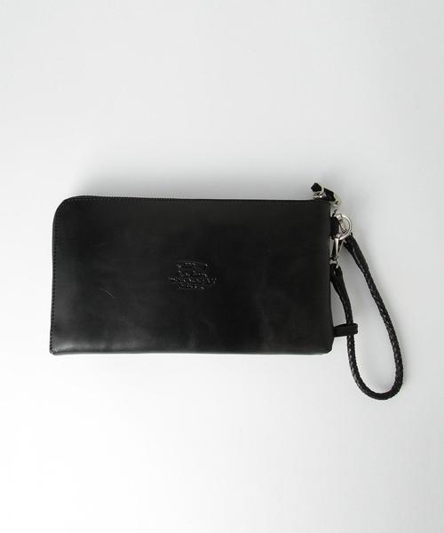 green label relaxing（グリーンレーベルリラクシング）の「[アクネオ] ACNEO LTHR クラッチバッグ（クラッチバッグ・メンズ・ブラック/ブラウン・フリー）」の2枚目の写真