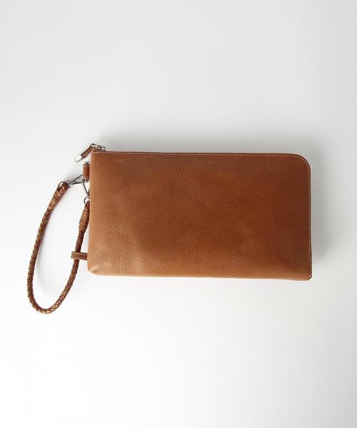 green label relaxing（グリーンレーベルリラクシング）の「[アクネオ] ACNEO LTHR クラッチバッグ（クラッチバッグ・メンズ・ブラック/ブラウン・フリー）」の3枚目の写真