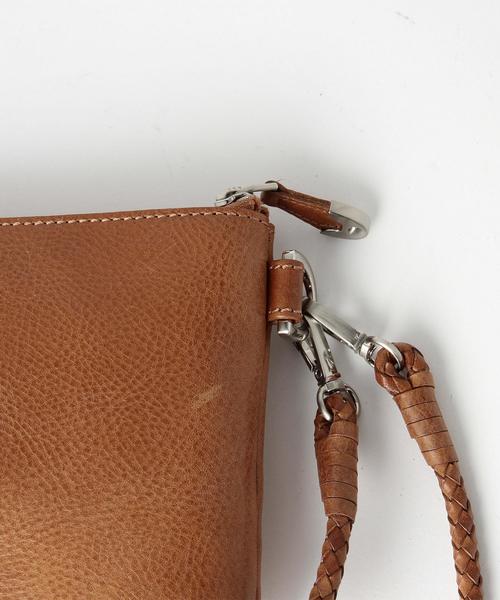 green label relaxing（グリーンレーベルリラクシング）の「[アクネオ] ACNEO LTHR クラッチバッグ（クラッチバッグ・メンズ・ブラック/ブラウン・フリー）」の4枚目の写真
