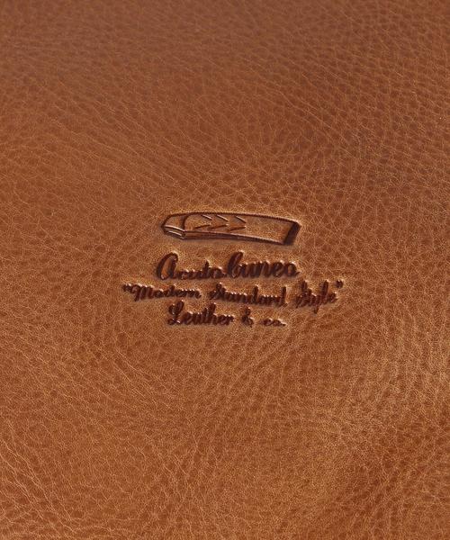 green label relaxing（グリーンレーベルリラクシング）の「[アクネオ] ACNEO LTHR クラッチバッグ（クラッチバッグ・メンズ・ブラック/ブラウン・フリー）」の5枚目の写真