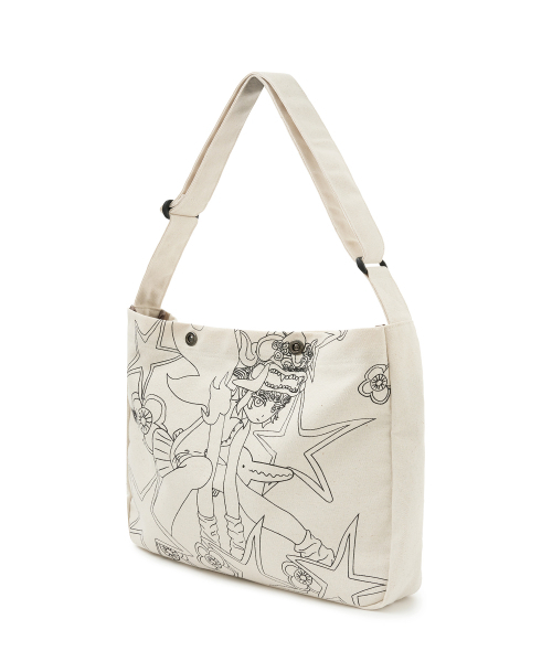 BROWNBREATH(ブラウンブレス)の「BXM CROSS BAG - IVORY(メッセンジャーバッグ・レディース・その他・ONE SIZE)」の2枚目の写真