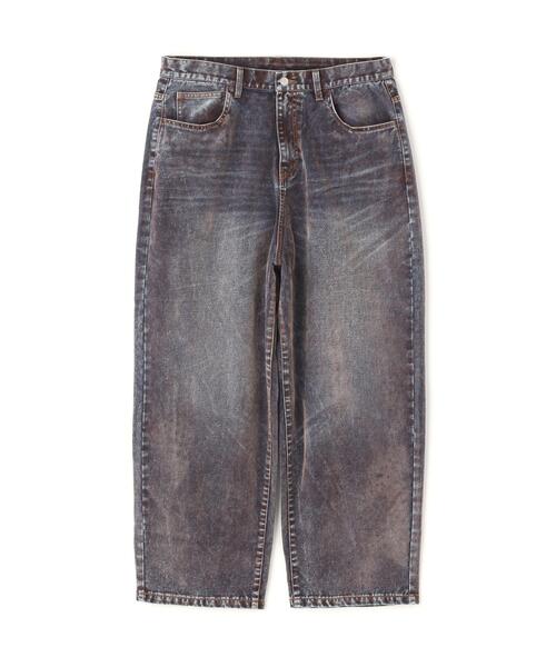 WHITELAND(ホワイトランド)の「WHITELAND/ホワイトランド/FLOCKY WIDE DENIM(デニムパンツ・メンズ・ブルー・F)」の5枚目の写真