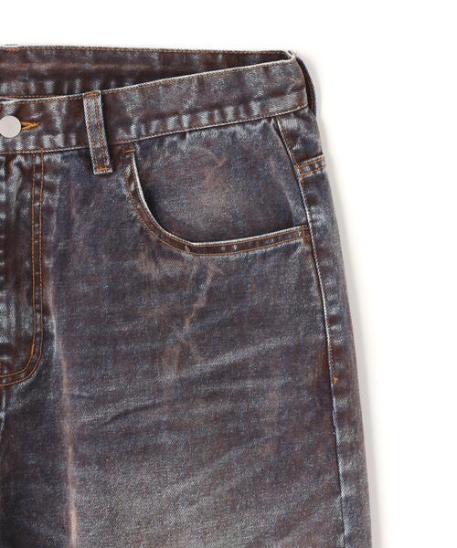 WHITELAND(ホワイトランド)の「WHITELAND/ホワイトランド/FLOCKY WIDE DENIM(デニムパンツ・メンズ・ブルー・F)」の8枚目の写真