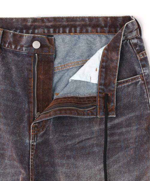 WHITELAND(ホワイトランド)の「WHITELAND/ホワイトランド/FLOCKY WIDE DENIM(デニムパンツ・メンズ・ブルー・F)」の11枚目の写真