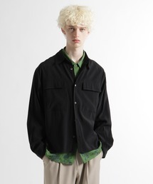 セール】ファイヤーマンバックルプリーツステンカラーコート(HARE