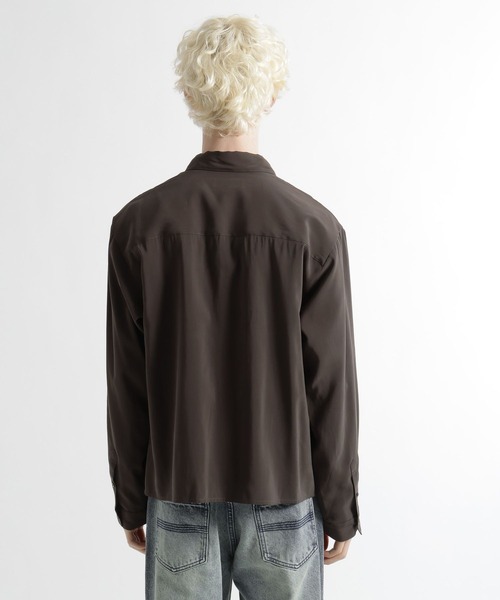 HARE（ハレ）の「Wポケットモダールシャツ(HARE)（シャツ/ブラウス・メンズ・ブラウン/ブラック・FREE）」の15枚目の写真