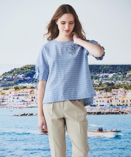 STUDIO PICONE(スタジオピッコーネ)の「撥水ベーシックテーパードパンツ(その他パンツ・レディース・ライトオレンジ系/ブラック/ホワイト/ベージュ・LL/L/M/S)」の16枚目の写真