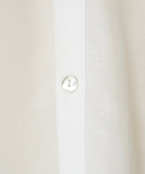 BEARDSLEY（ビアズリー）の「シアーカラーレスシャツ（シャツ/ブラウス・レディース・ライトグレー/ホワイト・FREE）」の22枚目の写真