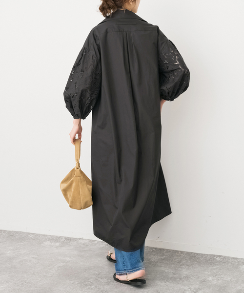 Spick & Span(スピックアンドスパン)の「TICCA / ティッカ フラワーレースワンピース(ワンピース・レディース・チャコールグレー/ホワイト・FREE)」の8枚目の写真