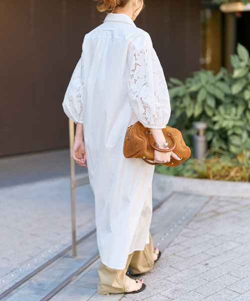 Spick & Span(スピックアンドスパン)の「TICCA / ティッカ フラワーレースワンピース(ワンピース・レディース・チャコールグレー/ホワイト・FREE)」の13枚目の写真