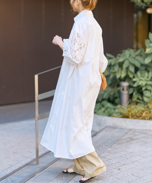 Spick & Span(スピックアンドスパン)の「TICCA / ティッカ フラワーレースワンピース(ワンピース・レディース・チャコールグレー/ホワイト・FREE)」の15枚目の写真