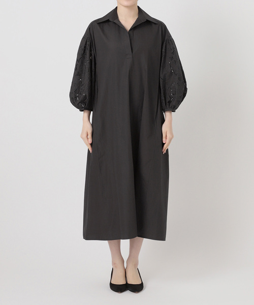 Spick & Span(スピックアンドスパン)の「TICCA / ティッカ フラワーレースワンピース(ワンピース・レディース・チャコールグレー/ホワイト・FREE)」の18枚目の写真