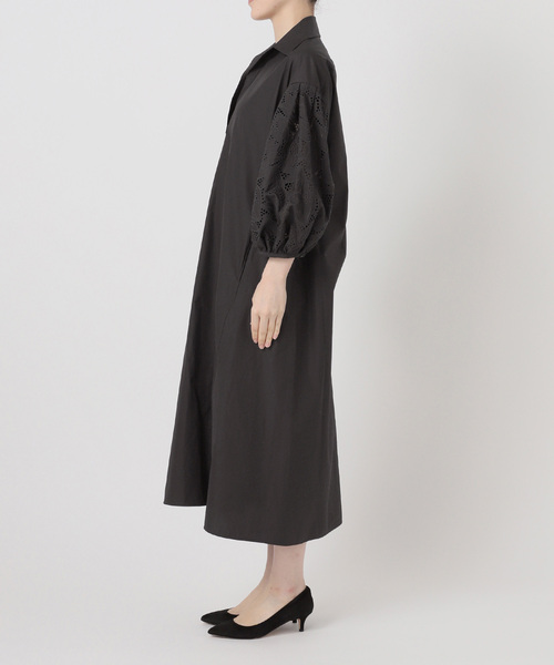 Spick & Span(スピックアンドスパン)の「TICCA / ティッカ フラワーレースワンピース(ワンピース・レディース・チャコールグレー/ホワイト・FREE)」の19枚目の写真