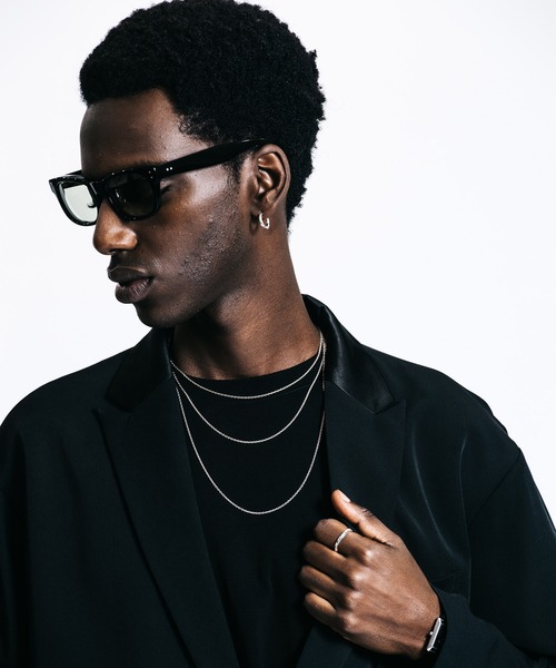 CRIMIE（クライミー）の「FINE SLIM CHAIN NECKLACE 38-45cm（ネックレス・メンズ・シルバー・ONE SIZE）」の8枚目の写真