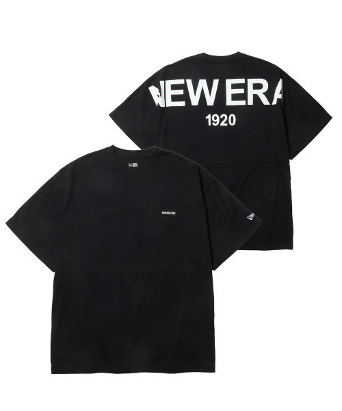 NEW ERA(ニューエラ)の「【NEW ERA】 S/S Oversized Drop Shoulder Tee SS OS DST NEW ERA 1920 BLK 261(Tシャツ/カットソー・メンズ・ブラック・MEDIUM/LARGE/X-LARGE)」の1枚目の写真
