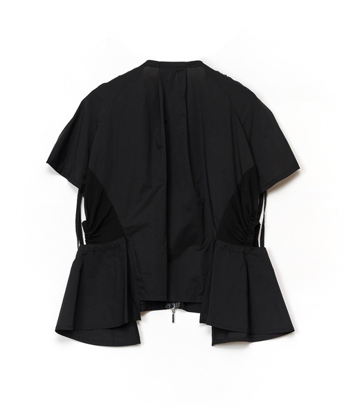 AULA AILA（アウラアイラ）の「【セットアップ着用可】エアーナイロントップス（シャツ/ブラウス・レディース・ライトブルー/カーキ/ブラック・0）」の13枚目の写真