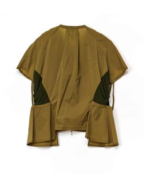 AULA AILA（アウラアイラ）の「【セットアップ着用可】エアーナイロントップス（シャツ/ブラウス・レディース・ライトブルー/カーキ/ブラック・0）」の15枚目の写真