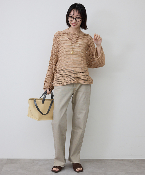 ARTESANOS(アルテサノス)の「ARTESANOS/アルテサノス キャンバストートバッグ EX1-3725(トートバッグ・レディース・ベージュ・FREE)」の8枚目の写真
