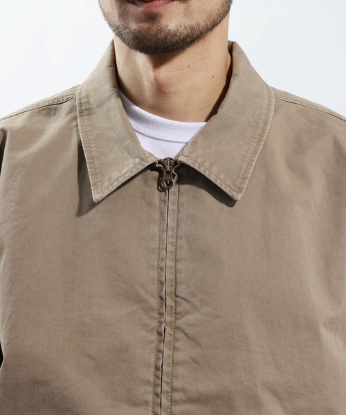 BAYFLOW（ベイフロー）の「【ストレッチ】ヴィンテージライクチノジャケット[セットアップ可]（ブルゾン・メンズ・チャコール/ベージュ・MEDIUM/LARGE）」の10枚目の写真