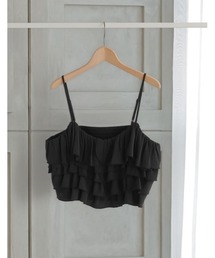 MEISM（ミズム）の「[2026S/S COLLECTION][MEISM by Re:EDIT]ティアードフリルビスチェ（キャミソール）」