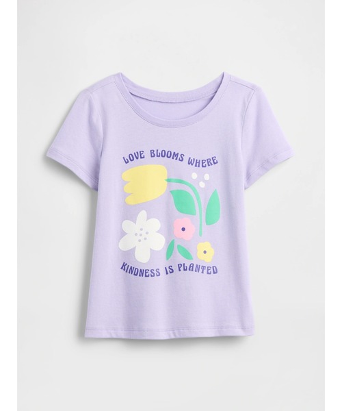 GAP(ギャップ)の「babyGap グラフィックTシャツ(Tシャツ/カットソー・キッズ・アイボリー/ブルー/ライトパープル/グリーン・110cm/105cm/100cm/95cm/90cm/80cm)」の4枚目の写真
