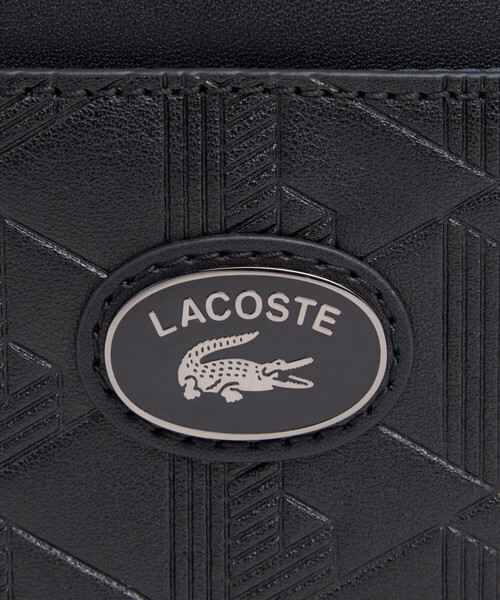 LACOSTE（ラコステ）の「モノグラム コンビネーションレポーターバッグ（ショルダーバッグ・メンズ・ブラック/ベージュ・FREE）」の13枚目の写真