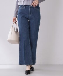 index（インデックス）の「フレアデニムパンツ【洗濯機OK】（デニムパンツ）」