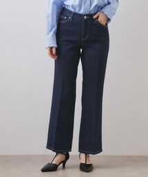 index | セルロース混フレアデニムパンツ【洗濯機OK】(デニムパンツ)
