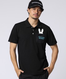 [GOLF]ドライミックス鹿の子 ポケットバニーポロシャツ