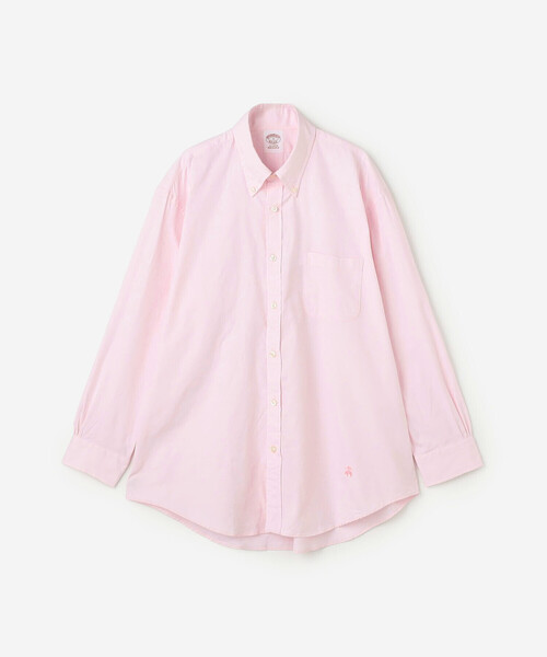 BROOKS BROTHERS（ブルックスブラザーズ）の「Brooks Brothers |〈別注〉ピンポイントオックスフォード ポロカラーボタンダウンシャツ WOMEN（シャツ/ブラウス・レディース・ピンク・S/M）」の2枚目の写真