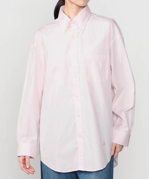 BROOKS BROTHERS（ブルックスブラザーズ）の「Brooks Brothers |〈別注〉ピンポイントオックスフォード ポロカラーボタンダウンシャツ WOMEN（シャツ/ブラウス・レディース・ピンク・S/M）」の13枚目の写真