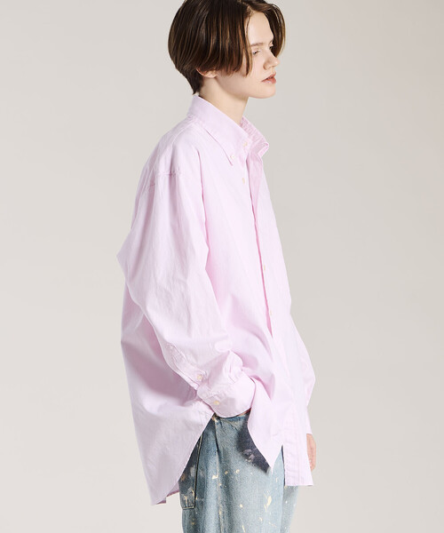 BROOKS BROTHERS（ブルックスブラザーズ）の「Brooks Brothers |〈別注〉ピンポイントオックスフォード ポロカラーボタンダウンシャツ WOMEN（シャツ/ブラウス・レディース・ピンク・S/M）」の16枚目の写真