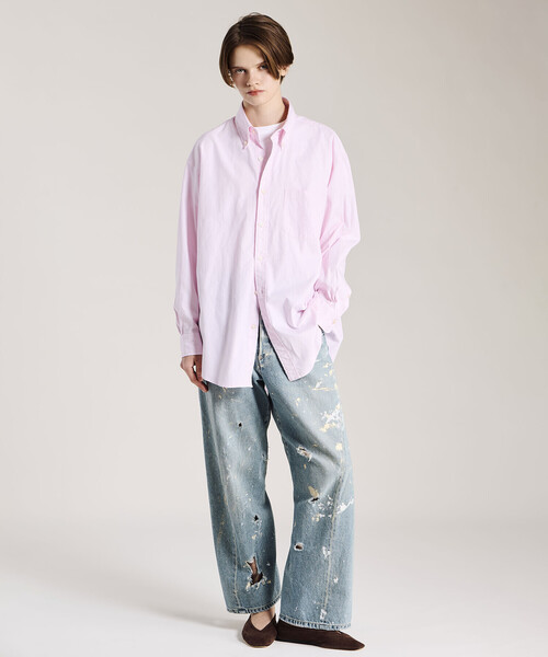 BROOKS BROTHERS（ブルックスブラザーズ）の「Brooks Brothers |〈別注〉ピンポイントオックスフォード ポロカラーボタンダウンシャツ WOMEN（シャツ/ブラウス・レディース・ピンク・S/M）」の18枚目の写真