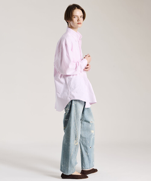 BROOKS BROTHERS（ブルックスブラザーズ）の「Brooks Brothers |〈別注〉ピンポイントオックスフォード ポロカラーボタンダウンシャツ WOMEN（シャツ/ブラウス・レディース・ピンク・S/M）」の19枚目の写真