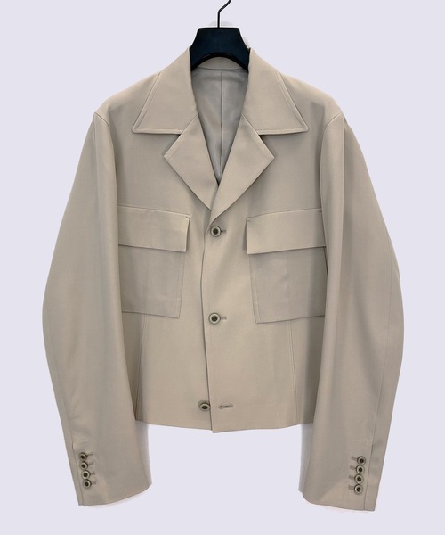 UJOH HOMME/ウジョー】Ulster Coller Short JKT（ブルゾン）｜UJOH