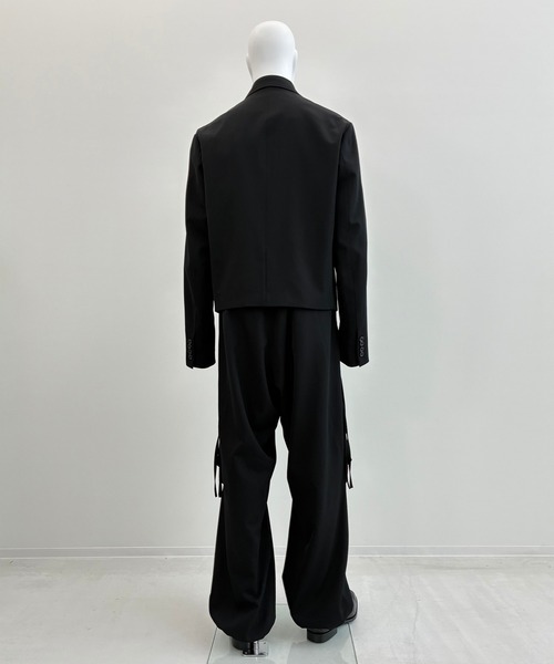 UJOH（ウジョー）の「【UJOH HOMME/ウジョー】Ulster Coller Short JKT（ブルゾン・メンズ・ベージュ/ブラック・4/5）」の4枚目の写真