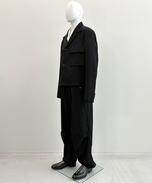 UJOH（ウジョー）の「【UJOH HOMME/ウジョー】Ulster Coller Short JKT（ブルゾン・メンズ・ベージュ/ブラック・4/5）」の5枚目の写真