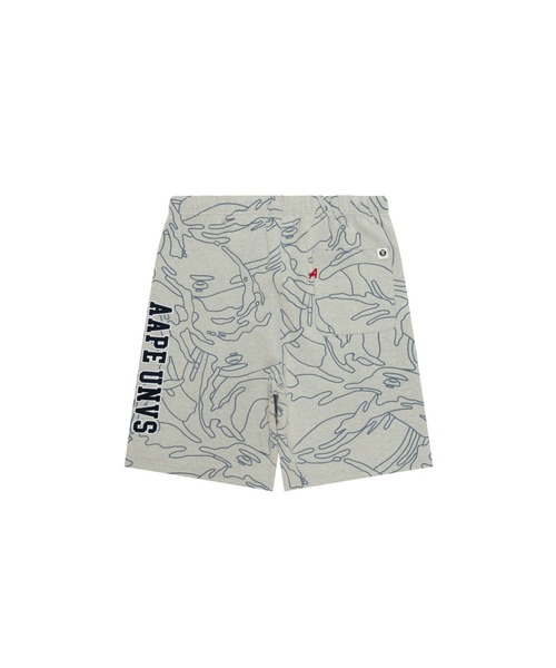 AAPE BY A BATHING APE（エーエイプバイアベイシングエイプ）の「AAPE MAIN SWEAT SHORTS(Camouflage)（スウェットパンツ・メンズ・オフホワイト・MEDIUM/SMALL/X-LARGE/XX-LARGE/LARGE）」の2枚目の写真