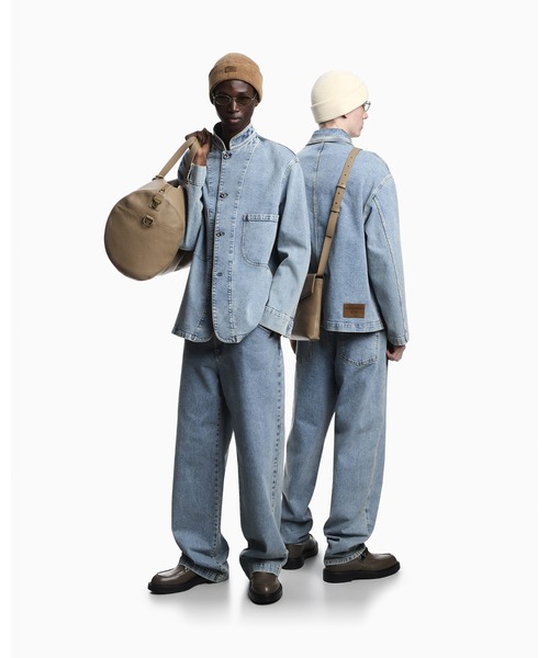 EMPORIO ARMANI(エンポリオアルマーニ)の「【エンポリオ アルマーニ】Icon オーバルレッグデニムジーンズ ストレッチドリル(デニムパンツ・メンズ・ライトブルー・32inch/30inch/29inch)」の4枚目の写真