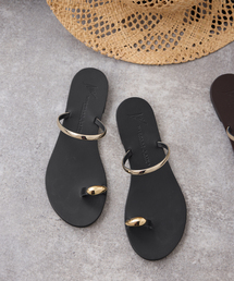 NICOLAS LAINAS | NICOLAS LAINAS/ニコラスライナス メタルフラットサンダル(サンダル)