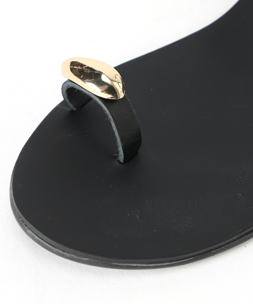 NICOLAS LAINAS（ニコラスライナス）の「NICOLAS LAINAS/ニコラスライナス メタルフラットサンダル（サンダル・レディース・ブラウン/ブラック・38/37/36/35）」の19枚目の写真