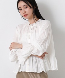 Gready Brilliant（グレディブリリアン）の「ワッシャーフリル２ＷＡＹブラウス（シャツ/ブラウス）」