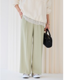 COHINA（コヒナ）の「とろみワンタックストレートパンツ 【低身長・小柄女性】（スラックス）」