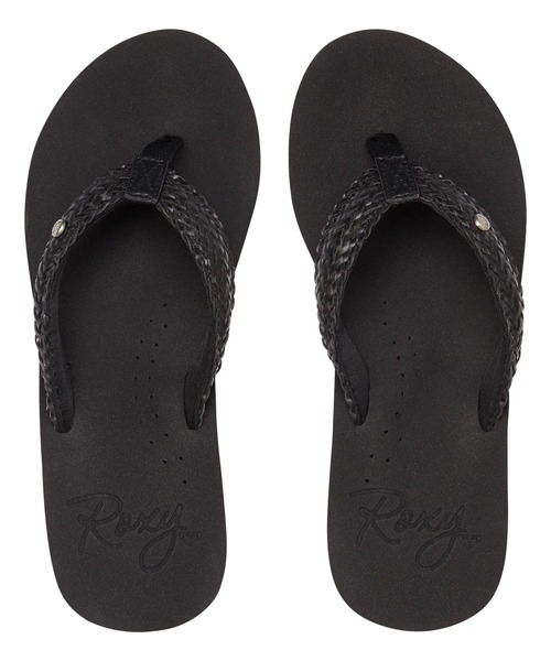 ROXY(ロキシー)の「ROXY ウィメンズ MELLIE III ビーチサンダル 【2026年春夏モデル】/ロキシーウェッジサンダル(サンダル・レディース・ブラック・25cm/23cm/24cm)」の4枚目の写真